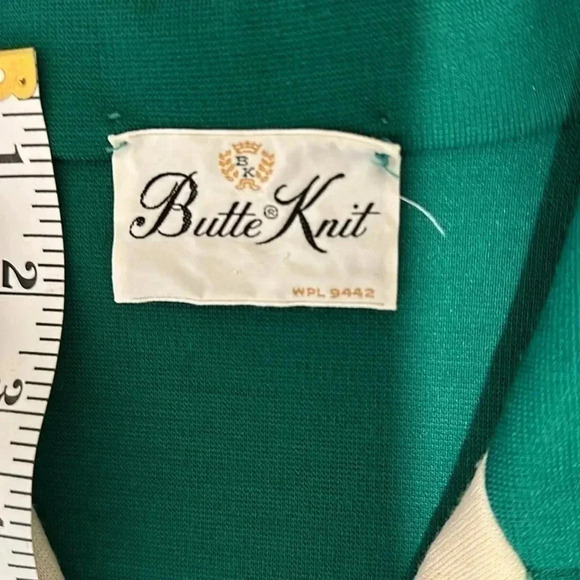 Vintage Butte Knot Toggle Jacket Green White Medium - Picture 10 of 14